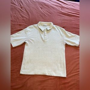 Zara Men’s Terrycloth Polo Shirt